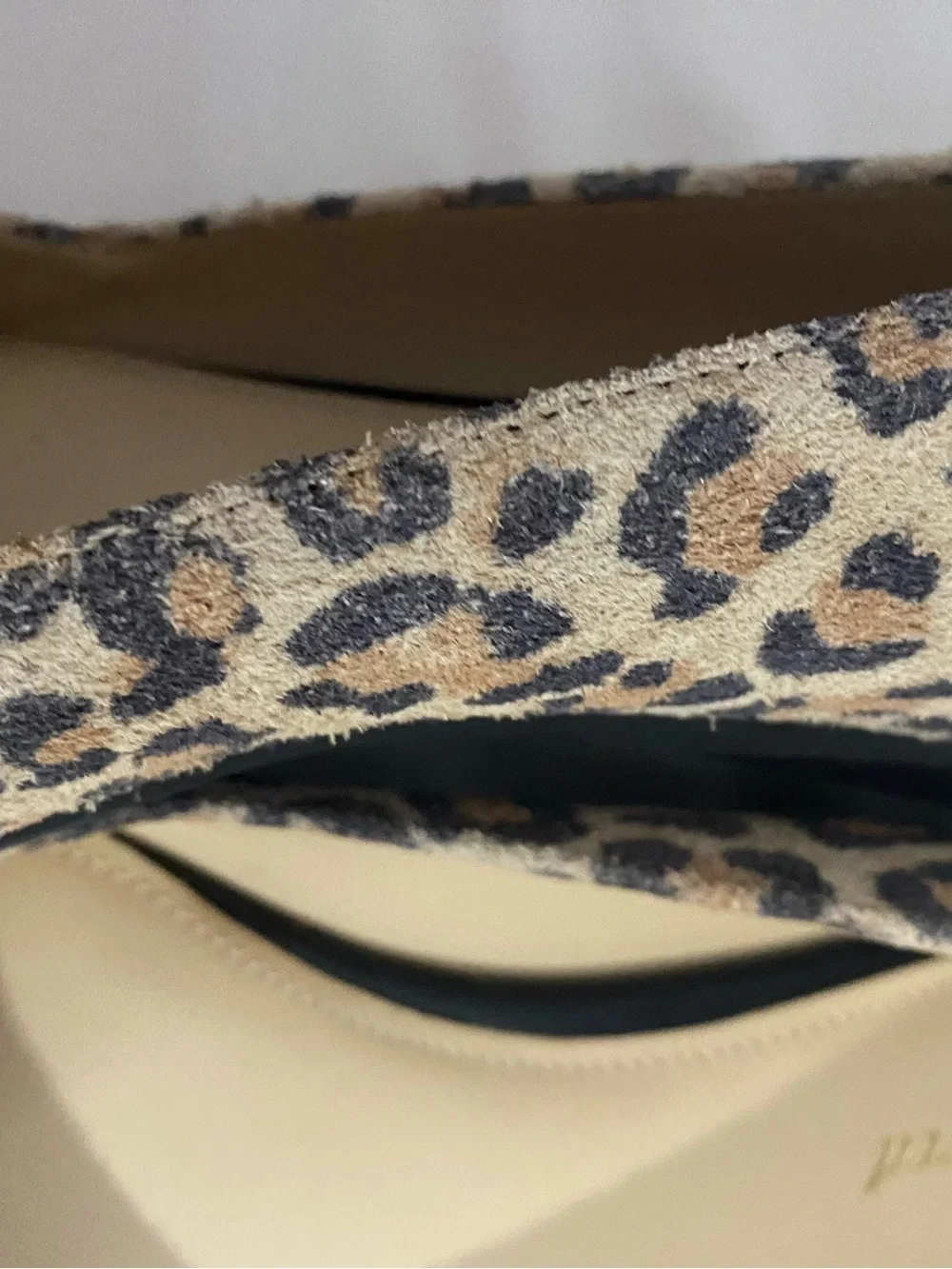 Women’s Cheetah Print Ballerina Flats Size 7.5 New